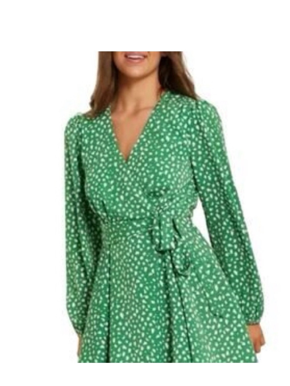 JAPNA MINI POLKADOT DRESS WITH TIE